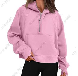 Lululemens-43 Autumn Winter Yoga Suit Scuba Sampan Media zip Sweater Sports Sports Gym Gym Gym Gynment Fiess Caíces corta SweatShirtrt67