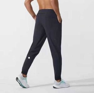 Lululemens leggings uitlijnen Heren Broek Yoga Outfit Sport Sneldrogend Trekkoord Gym Zakken Joggingbroek Broek Casual Elastische Taille 1ihk designer Mode brand7s