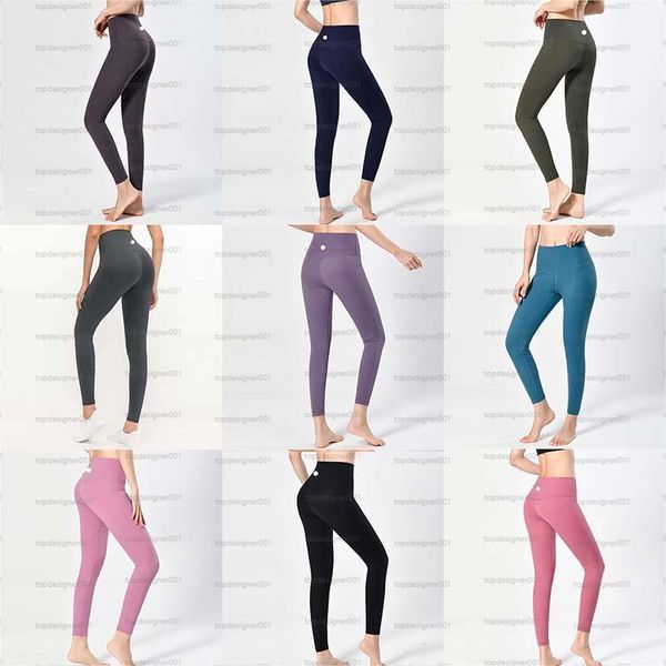 LU leggings Outlets pour femmes Yoga Chemises à manches courtes au genou Swiftly Tech Femmes Sport Séchage rapide Nylon Entraînement Nu Élastique Fitness Lady Sport de plein air