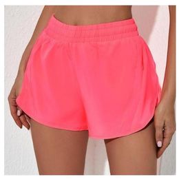 lululemens façonnant Yoga multicolore ample respirant séchage rapide sport hotty hot shorts sous-vêtements pour femmes poche pantalon jupe courant de marée lulu