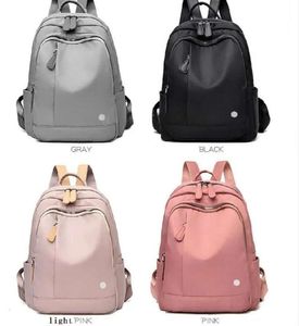 Lululemens femmes sacs sacs à dos pour ordinateur portable salle de sport en cours d'exécution Sports de plein air sac à bandoulière voyage sac d'école décontracté étanche Mini sac à dos pour fille femme 1136ess