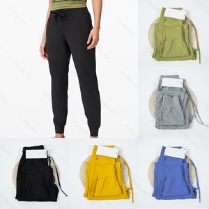 lululemens dames ontwerpers damesbroeken yogakleding damesmode jogger capri sport- en vrijetijdsbroek trekkoord stretch taille training joggingbroek