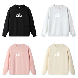 Lululemmon hoodie al dames yoga -outfit perfect oversized sweatshirts trui losse lange mouw crop top fiess workout crew nek blouse gym gym