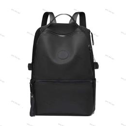 Lululemo Designer Backpack Fashion Badmintom Bag LL Nieuwe Crew Backpack 22L Schoobag voor tiener tas waterdichte nylon sport student sport 3 kleuren 12