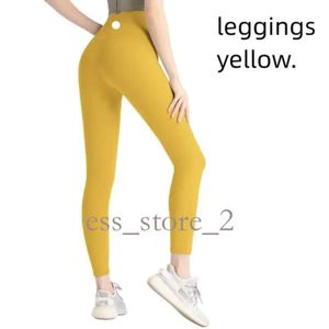 Lululemo Leggings Pantalons de yoga aligne les leggings féminins shorts pantalons recadrés tenues Lady Sports 24SS Exercice Fitness Wear Girls Running Leggings Gym Slim Fit Align 573