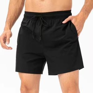 Lululemo man court été deisgner sport short yoga hommes décontractés ruissellement gym jogger pant