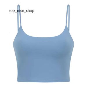 Lululemo Shirt Top Top U Bra Yoga tenue Femmes Summer Sexy T-shirt solide Sexy Crop Tops Sans manches