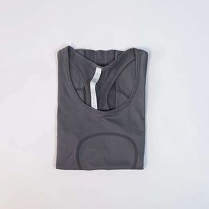 Lululemo femme gilet réservoir top deisgner tshirt femme ventre d'été sport top vêtements tshirt gym tops Lululemo 464