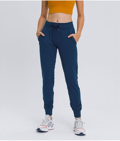 lululemone leggings sports Pantalons de jogging Vêtements de sport Pantalons de studio de yoga Dames Séchage rapide Pantalon de course avec cordon de serrage Loose Dance Jogger Girls Fitness lulumelon