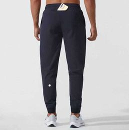 lulus Heren Jogger Lange Broek Sport Yoga Outfit Sneldrogend Trekkoord Gym Zakken Joggingbroek Broek Heren Casual Elastische Taille fitness lululemens 557ess