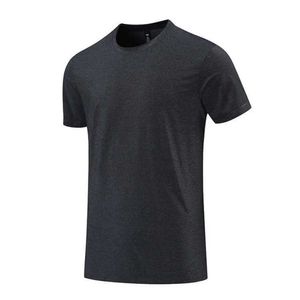 LuLus Mannen Yoga Outfit Gym T-shirt Oefening Fitnesskleding Basketbal Sneldrogende Ice Silk Shirts Outdoor Tops Korte mouw Elastisch Ademend