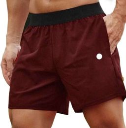Lulus Men Yoga Pantaloncini sportivi Outdoor Fitness Quick Dry Lululemens Mens Tinta unita Casual Running Lulu Quarter Pant 555