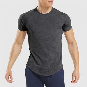 Lulus Outdoor heren T-shirt Heren Yoga Outfit Sneldrogende Zweetafvoerende Sport Top Mannelijke Korte Mouw Voor Fitness EEs 3d tshirt