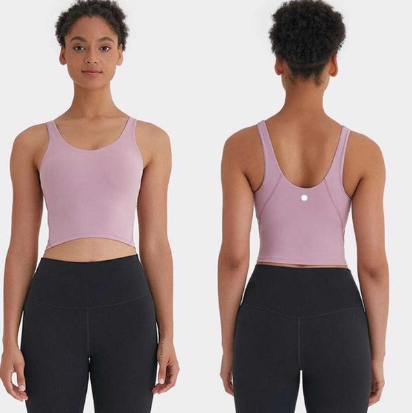 soutien-gorge de sport de yoga lulus femme musculation all match casual gym push up soutiens-gorge haute qualité crop tops intérieur extérieur vêtements d'entraînement L-45 Respirant design855ess