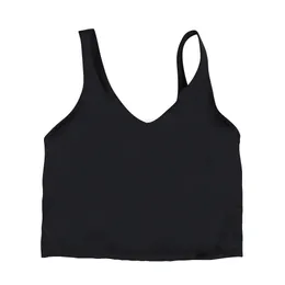 Lulus Yoga Align Sports U-Bra Vêtements de gymnastique Sous-vêtements pour femmes Débardeurs Camis Antichoc Mode de course