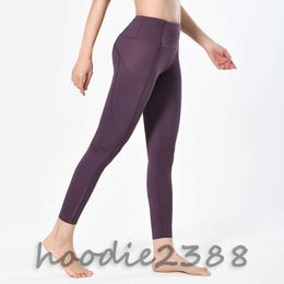 Lulus Yoga ensemble Alignement Sports Pantalons de yoga à taille haute, Running Fitness Fitness Sous -wear Exercices Leggings