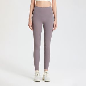 Luluwomen avec Logo pantalons de Yoga collants de levage de fesses pantalons de Fitness de sport