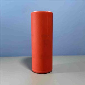 Luminating Supplies Sublimation Silicone Mug Wraps 20oz Gobelets droits Full Wrap Rouge Wholecover Réutilisable Accessoires de transfert thermique A02