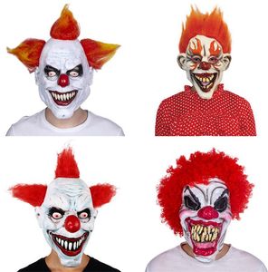 Luminescerende Stephen King's It Mask Pennywise Horror Badut Joker Mask Badut Mask Halloween Cosplay kostuumprops