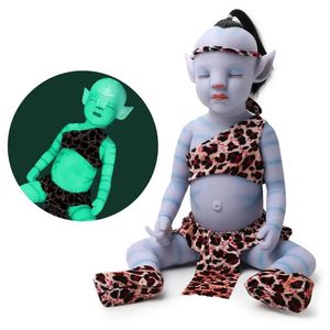 Lichinige avatar herboren pop baby decoratie accessoires Kids speelgoed levensechte wedergeboorte zachte babypoppen voor tuindecor mode uitgedost ontwerper