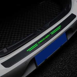 Autocollants autocollants Luminous Car Sill Stickers pour Land Rover Discovery Emblem 2 3 4 5 1 Seuil de tronc de porte Film anti-rayures