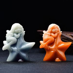 Lumineux Halloween Starfish Room Decor Figurine Meditation Healing Gifts