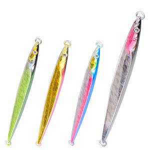 Luminous Slow Jigging Lure Japan Laser Fast Fall Metal Jigs Sinking Glow Fish Lokjes Boot Zee Vissen Hard Aas