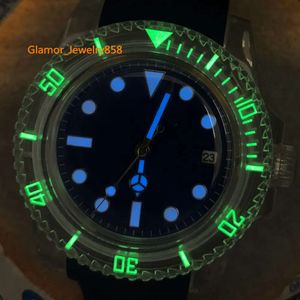 Lichinige transparante plastic behuizing 40 mm automatisch mechanisch horloge acrylglas met dandong 2813 beweging