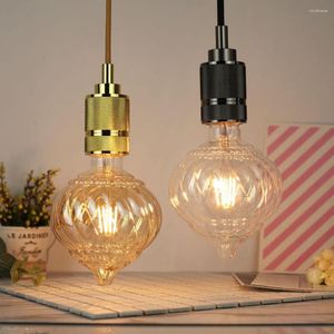Lumiparty G125 LED-lamp Pointed Pumpkin-Shape Cafe Retro-stijl Filament decoratie 4W E27 Decor Lamp