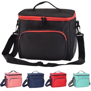 Bolsa de almuerzo de doble aislamiento, bolsa de almuerzo, bolso de mano, fiambrera térmica sólida, bolsa de Picnic para alimentos para hombres y mujeres, bolsa refrigeradora portátil para niños