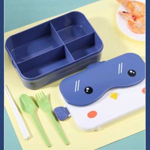 Lunchboxen tassen school kinderen bento lunchbox rechthoekige lekkendicht plastic anime draagbare magnetron food container school kind lunchbox
