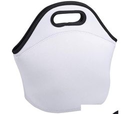 Bolsas de almuerzo bolsas de almuerzo sublimación en blanco blanco reutilizable neoprene bolso bolso bolso de bolsas de bricolaje suave de bricolaje de bricolaje en el hogar entrega 6200912