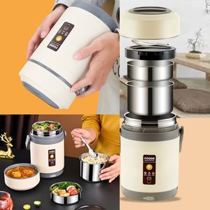 Lunchboxen warmer warmte verwarming USB elektrisch verwarmde voedselcontainer thermische pot roestvrij staal WRRF 230222