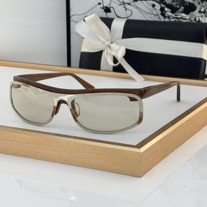 Lunette de Soleil para hombre para mujer gafas de sol polarizadas de lujo forma ovalada steampunk diseñador tonos Y2K clásico CH71557 pequeño marco de metal gafas de sol con montura universal