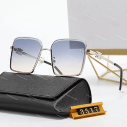 Lunettes designer heren zonnebrillen luxe designer zonnebrillen Klassieke merk retro dames zonnebrillen Eyewear metalen frame ontwerpers zonnebril met doos coole zonnebril