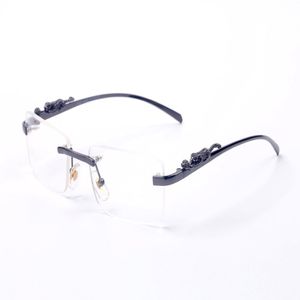 Lunettes Nouvelles lunettes de soleil designer pour hommes Lentins clairs brun noir sport sans crubalé de corne