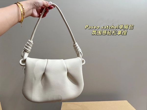 Luojia de gama alta europea y americana de piel de vaca de lujo de moda bolso para las axilas bolso de hombro versátil diseño de bolso de mensajero de lujo 26 CM