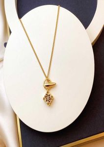 Luojia nouveau collier géométrique Luoyi carré sculpté creux tendance simple mode ot bouton pull chaîne 6240956