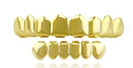 LuReen 4 cores dentes Grillz 8 superiores e 6 inferiores Grillz conjunto com moldes de silicone vampiro hip hop jóias ccxx9909333