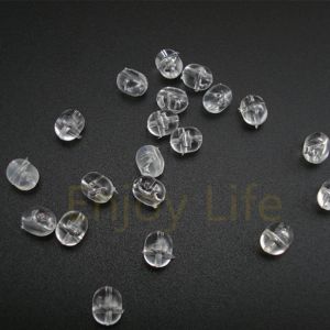 Señuelos 1000*4*4,5mm/4,7*6mm/5*8mm pesca plástico transparente cuentas cruzadas doble perla cuentas carpa señuelo de pesca cebo