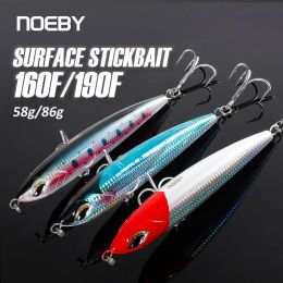 Lures Noeby 16cm 58g 19cm 86g Surface Sticger Pêche Lare Trolling Floating Big Cray