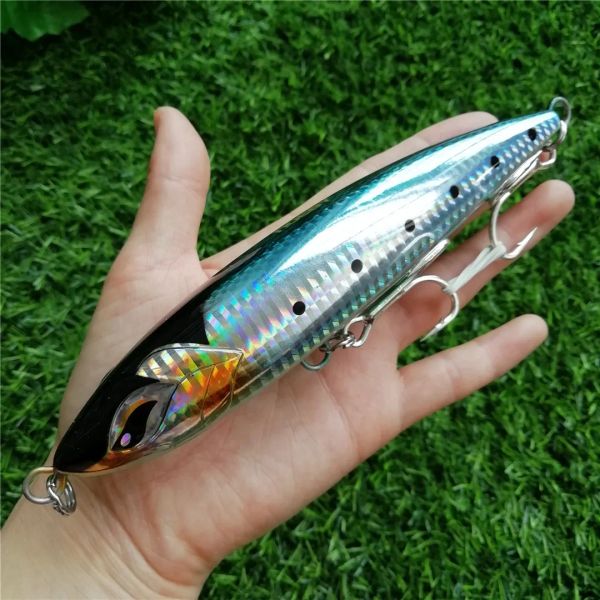 Señuelos Noeby 1PC 19cm 86g 160mm 58g señuelo de pesca de mar Stickbait NBL9494 señuelo de lápiz agua superior GT Popper pesca cebo de palo de agua salada