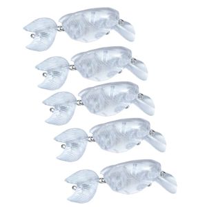 DestRes Crankbaits sin pintar Cuerpos en blanco Lios cuadros Bill Pez Goldica Crankbait Blanks Nude Fishing Señor en blanco Conjuntos 5 piezas/lote