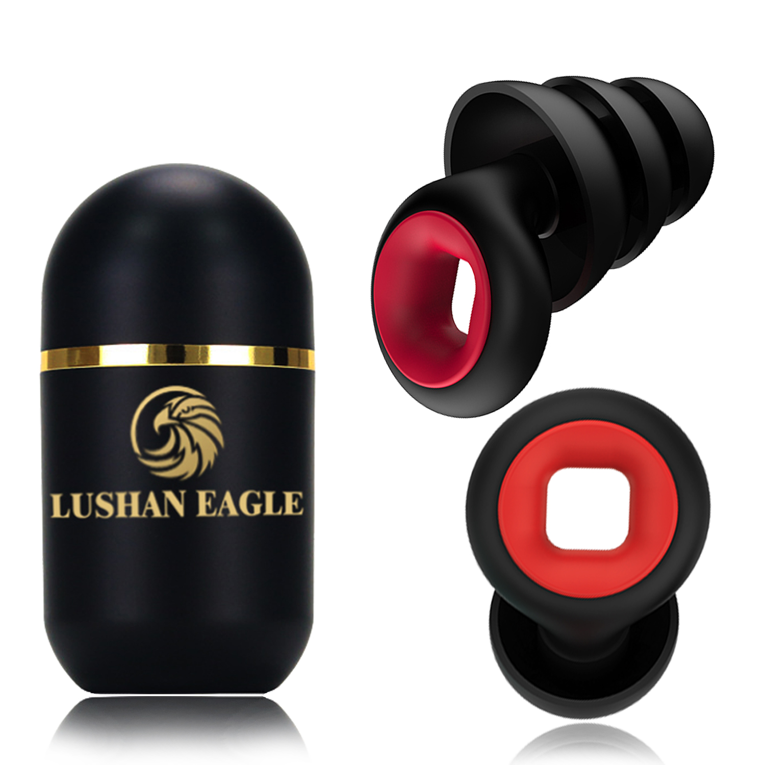 LUSHAN EAGLE Tappi per le orecchie Sound Blocking Morbidi e riutilizzabili Riduzione del rumore Tappi per le orecchie per dormire, lavorare, volare, concerti, DJ, bar, ufficio