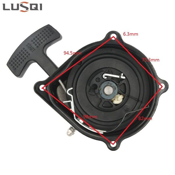 Lusqi Easy Pull Recul Starter Gasoline Engine Fit Suzuki LT-A50 ALT50 Quadmaster Quad Runne Aluminium ALLIAT MOTEL STARTER