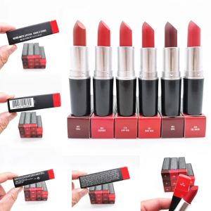 Luster retro vorst sexy matte lippenstift lippen make -up rouge a levres lipsticks 3g cosmetisch 18 kleuren lip cosmestic tools