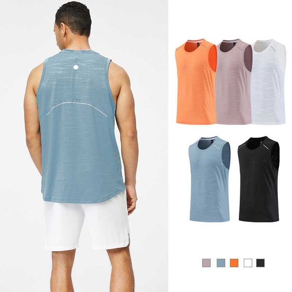 LUU Chándal para hombre Camisetas Camisetas Hombre Cuello redondo Deportes Fitness Correr al aire libre Cómodo Transpirable Refrescante Chaleco sin mangas JOGGEERS RUNNING