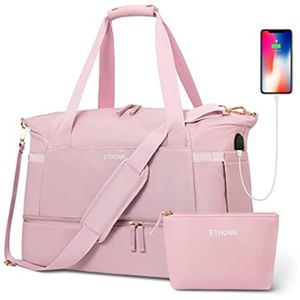 LUU Nuevas Bolsas de Yoga para Equipaje de Fitness para Mujer, Impermeables, Transpirables, duraderas, Separación en seco y húmedo, Bolsa Deportiva Multifuncional de Gran Capacidad, ll Bags