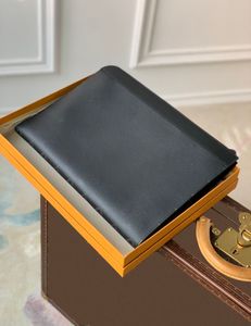 LUUT M82074# 10A kwaliteit nieuwe luxe winkelmodetas Europese en Amerikaanse mode eenvoudige klassieke portemonnee kaarttas puur leren tas heren- en dames zakelijke clutches