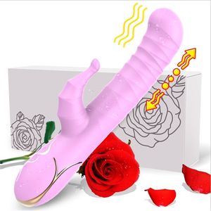 Luvkis Automatic Thrusting Pulsator G Spot Dildo Vibrator Sex Speelgoed voor Dames Clitoris Stimulator Vagina Massager Adult Sex Toy Y200616
